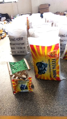 Tubos internos de motocicletas com alongamento de 500% de todos os tamanhos de borracha natural ou borracha butil
