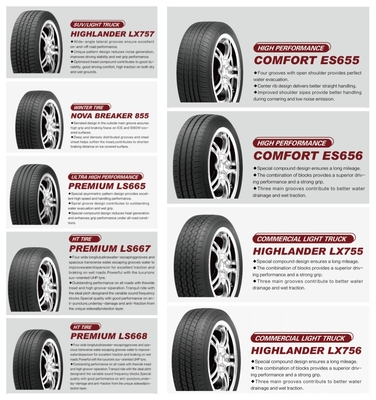 PCR Pneus de longa duração 155/65R13 para pneus de automóveis chineses Marcas COMFORT ES655