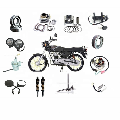 Acessórios de motocicleta únicos Peças sobressalentes com design e características únicas