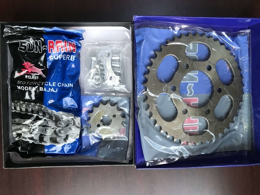Deep Pattern Design Motorcycle Chain e Sprocket para a Indústria de Motocicletas da Nigéria