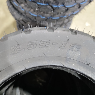 6pr/8pr Preto 3,50-10 Pneus de motocicleta com uma ISO9001 CCC DOT E-MARK dentro do seu orçamento