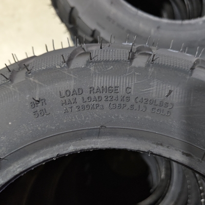6pr/8pr Preto 3,50-10 Pneus de motocicleta com uma ISO9001 CCC DOT E-MARK dentro do seu orçamento