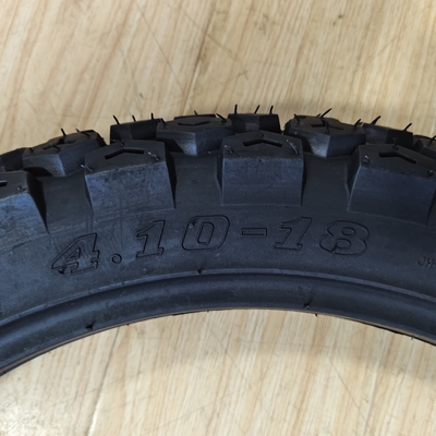 Matéria-Prima Natureza Borracha Aço Nylon TT/TL Pneus de motocicletas 4.10-18