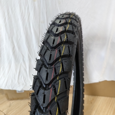 Rodas de motocicleta de aço natural de borracha de nylon 2,75 17 Pneus de borracha Pneus de motocicleta
