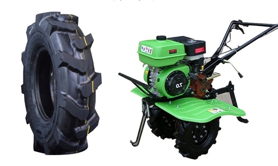 35%-55% de teor de borracha natural Pneus de motocicleta 400-8 LLantas 4.00-8 com padrão popular