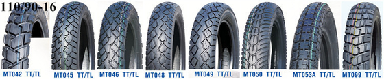 Pneus rápidos Motocicletas Sem tubo Motocicletas Tamanhos de pneus 110/90-10 Porto de carregamento Porto de Qingdao