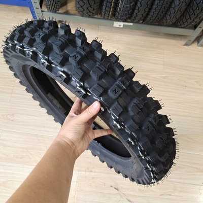 MOTOCROSS 110100-18 Pneus de motocicleta com matéria-prima Natureza Borracha de aço Nylon
