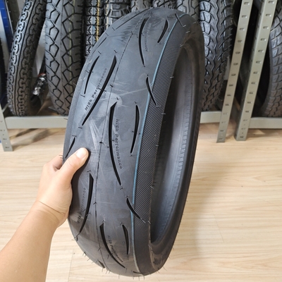 Pneus profissionais de motocicletas de aço de borracha natural de nylon 140/60-17 em Qingdao