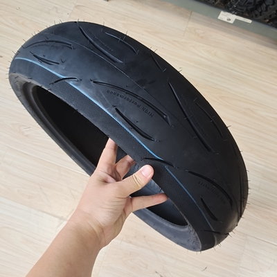 Pneus profissionais de motocicletas de aço de borracha natural de nylon 140/60-17 em Qingdao