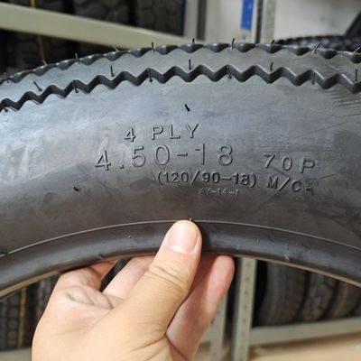 Sawtooth Vintage Pneus de Motocicletas Pneus 5.00-16 4.50-18 com Borracha Natrual em Qingdao