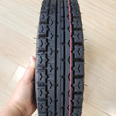 OEM aceitável 4.00-8 Pneus de motocicleta para Egito Pneus de scooter em preto