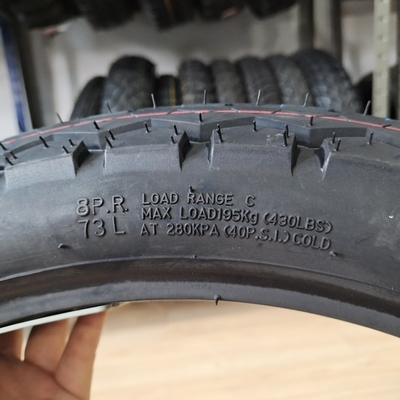 Mercado da Venezuela Pneus de motocicletas 3.60H18 com cor preta e porto de carga de Qingdao