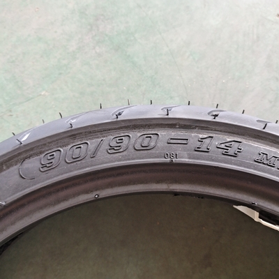 14 polegadas pneu de motocicleta 90/90-14 6 Ply Rate com matéria-prima Natureza borracha aço nylon