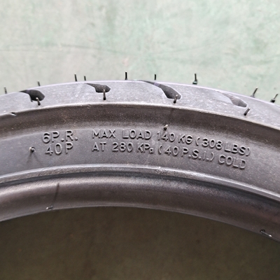 14 polegadas pneu de motocicleta 90/90-14 6 Ply Rate com matéria-prima Natureza borracha aço nylon