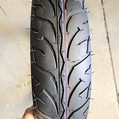 Caixa de pneu sem tubo de aço natural de nylon para motocicleta 100/80-17 6PR