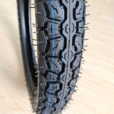 3.00-17 Pneus de alta resistência Pneus de motocicleta com material de nylon de borracha natural e aço