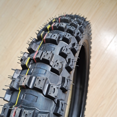 Pneus para motocicletas de corrida 80/100-19 com classificação Ply 6pr/8pr e 35%-55% de teor de borracha