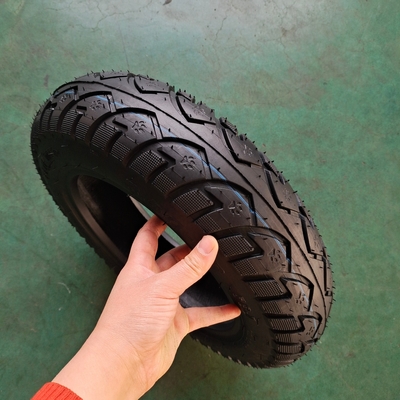 Pneus para motocicletas de borracha natural de 3,50-10 TL sem tubo