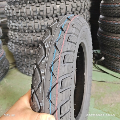 Pneus sem tubos para motocicletas 3.50-10 com cor preta e borracha natural
