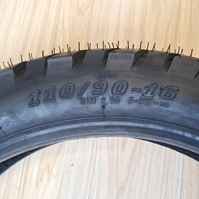 110/90-16 Pneus para motocicletas 6PR Pneus para motor sem tubo com OEM aceitável