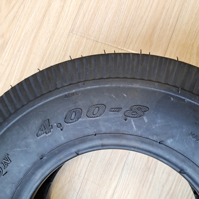 Negro 4.00-8 Bajaj Pneus de três rodas para motocicleta Feito de aço natural borracha nylon