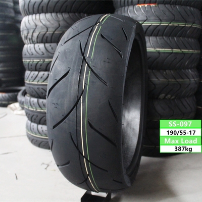 Pneus para motocicletas 3.00-18 3.00-17 2.75-17 2.75-18 com 30%-45% de teor de borracha