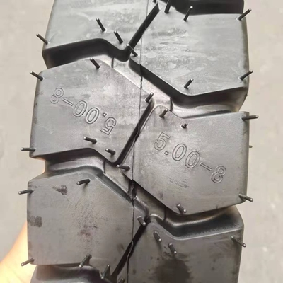 5.00-8 Pneus de motocicleta com matéria-prima Natural de aço de borracha Nylon