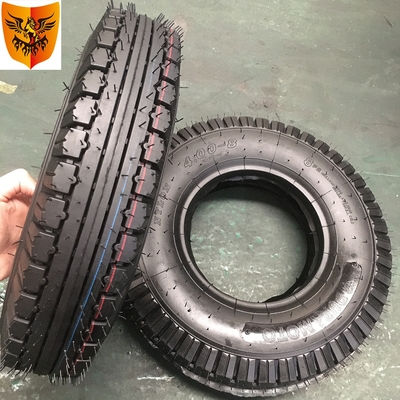Durabilidade 4.00-8 Pneus de motocicletas para scooters 6PR/8PR Ply Rating 35%-55% Conteúdo de borracha