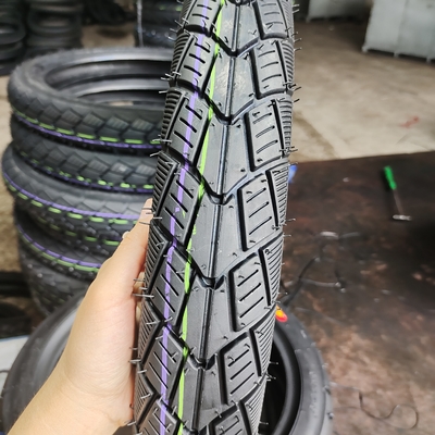 Pneus sem tubos para motocicletas Tubo 17/2.75 2.75-17 275 17 Teor de borracha 35%-45% Pneus de padrão