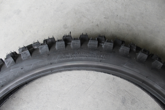 6PR/8PR Ply Rate 80/100-21 Pneus de corrida para todo-o-terreno 35%-45% Teor de borracha para bicicletas de terra