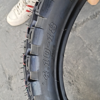 410-18 410X18 Pneus de motocicleta fora de estrada com teor de borracha e taxa de velocidade de 150 km/h