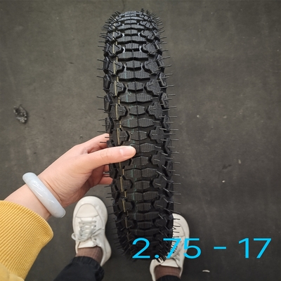 Produzidos pneus de moto 2.75-17 para ótimo desempenho e longa vida útil de 20000 KM