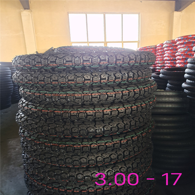 3.00-17 Super Run Pneus de motocicleta com design de padrão profundo e carcaça de pneu durável