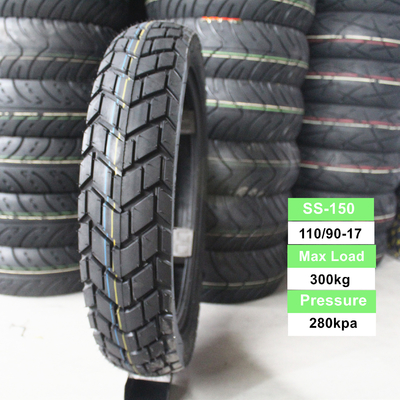 110/90-16 110/90-17 Tubos e pneus sem tubos para motocicletas Super com 35% a 45% de teor de borracha