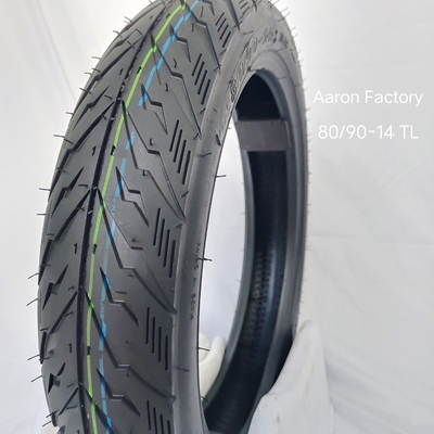 Tamanho do pneu 14 polegadas pneu sem tubo para scooter 80/90-14 90/90-14 100/80-14 Porto de carregamento Porto de Qingdao