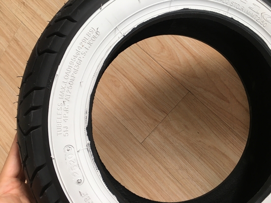 Porto de Qingdao Carregamento 350-10 pneu de scooter elétrico para motocicleta pneu sem tubo 10 polegadas