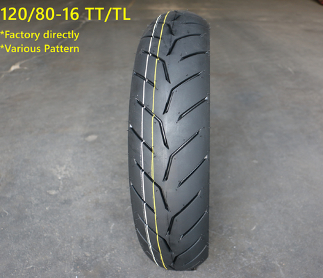 Pressão de ar de 280kpa Golden Boy Pneus de motocicleta e tubo interno 120/80-16 para o Porto de Qingdao