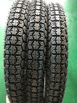 Pneus para motocicletas 3.00-17 3.00-18 com classificação 6/8 PR PLY e tecnologia Taiwan