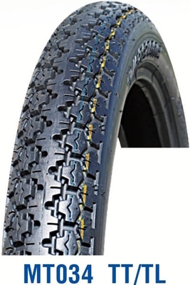 Pneus de motocicleta de borracha maciça de 16 polegadas e tubo interno com classificação de camada 4PR/6PR/8PR