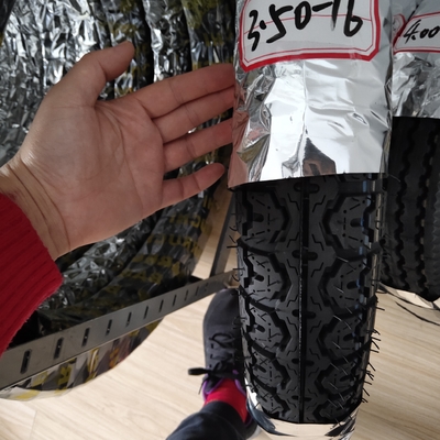 Caixa de pneus 3.50-16 Pneus de motocicleta com resistência à tração de 10.5
