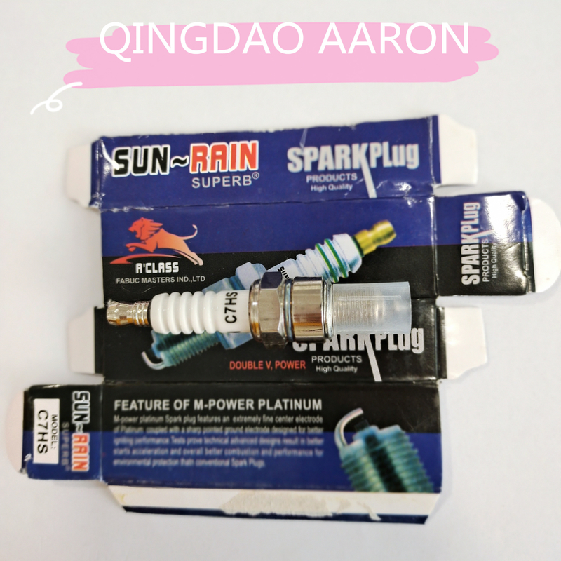 Melhor C7HS Motorcycle Spark Plug para Bajaj Motorcycle Fitment Fit Shipping Sea