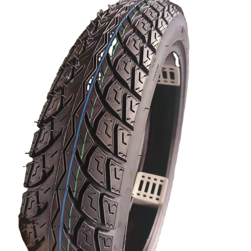 100/90-17 Pneus sem tubo de motocicleta de 17 polegadas com teor de borracha e classificação Ply 6pr/8pr