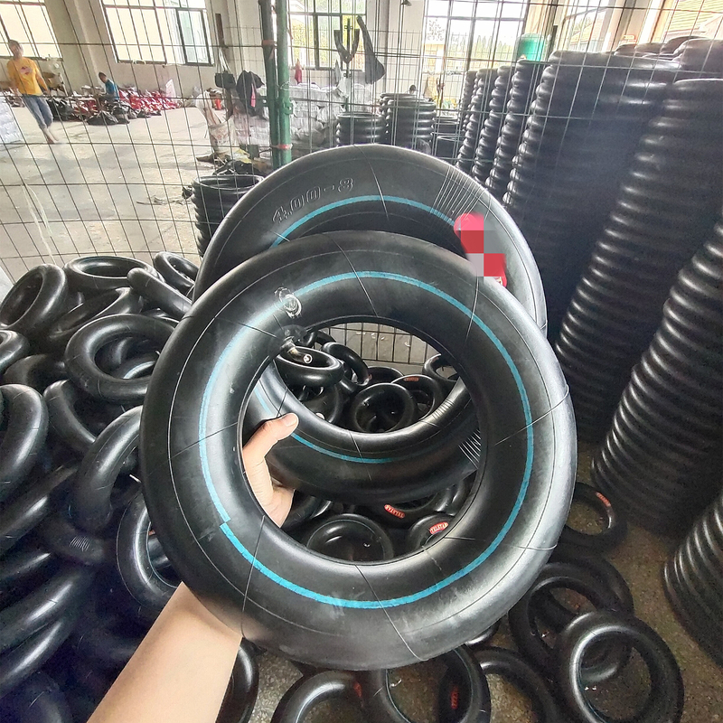 110 mm Largura tubo interno de borracha de butil de motocicleta 4.00-8 Para requisitos