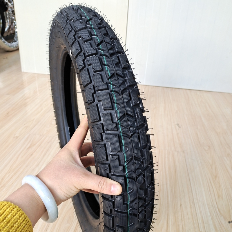 OEM aceitável 3.50-16 Pneus de motocicleta Pneus com matéria-prima de aço de borracha natural Nylon