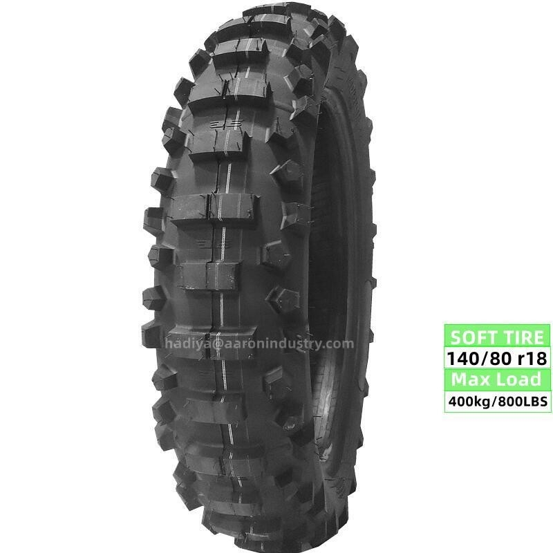 Capacidade de carga elevada 140/80-18 140/80/18 140 80 18 Pneus de borracha mole para motocicletas fora de estrada