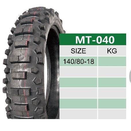 140/80/18 90/100/21 Pneus de motocicleta enduro com composição macia e classificação 6pr/8pr