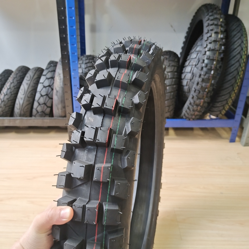 Material de nylon de borracha natural de aço de 17&quot; 18&quot; 19&quot; 21&quot; polegadas pneu de motocicleta para motocross