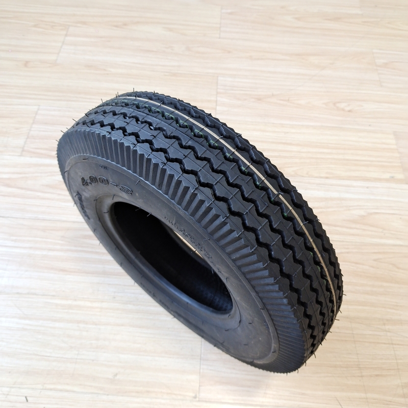 Negro 4.00-8 Bajaj Pneus de três rodas para motocicleta Feito de aço natural borracha nylon