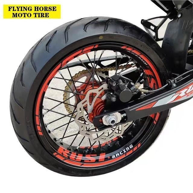150 km/h Velocidade nominal 6PR/8PR Pneus de motocicleta de 18 polegadas 110/90-18 90/90-18 100/90/18