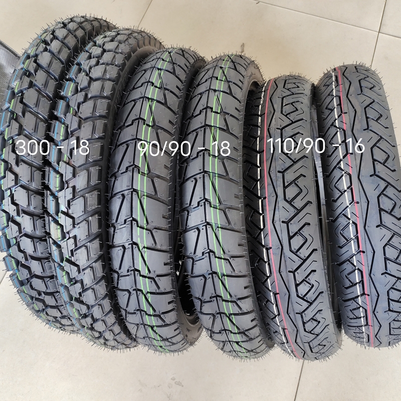 90/90-18 90/90-17 110/90-16 110/90-17 100/90-17 Pneus sem tubo para motocicletas Próprio 300-18
